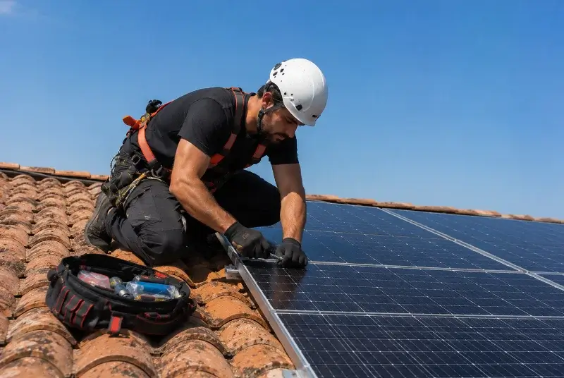 Maintenance et monitoring de panneaux solaires à Ennevelin